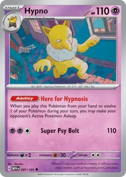 Hypno #097/165 · Pokémon