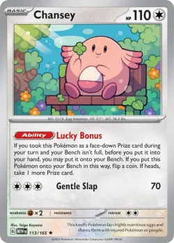 Chansey #113/165 · Pokémon