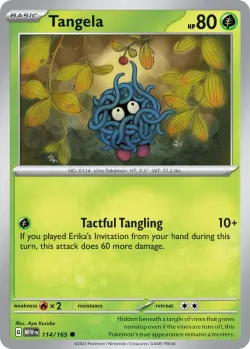 Tangela #114/165 · Pokémon