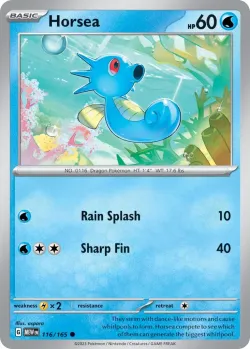 Horsea #116/165 · Pokémon