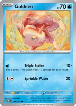 Goldeen #118/165 · Pokémon