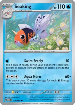 Seaking #119/165 · Pokémon