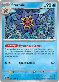 Starmie #121/165 · Pokémon
