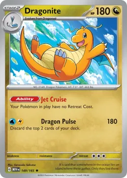 Dragonite #149/165 · Pokémon