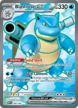 Blastoise ex 「MEW 184/165」「EN」
