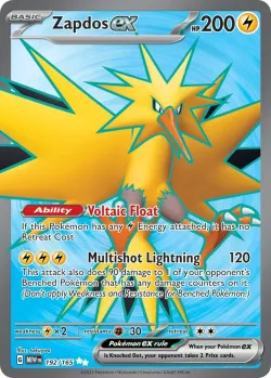 Zapdos ex 「MEW 192/165」「EN」