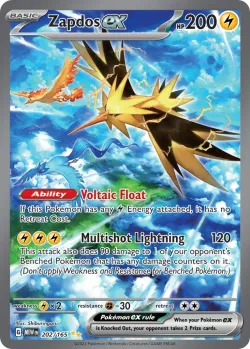 Zapdos ex 「MEW 202/165」「EN」
