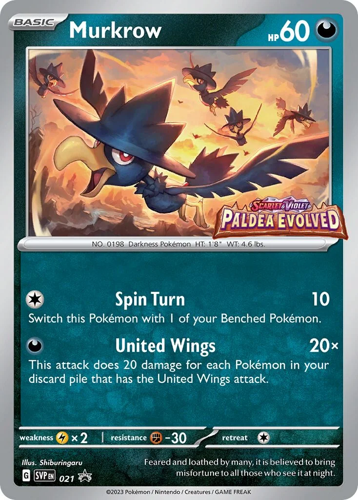 Murkrow 「SVP 021」「EN」