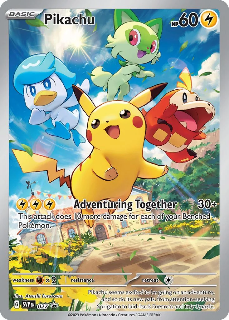 Pikachu 「SVP 027」「EN」
