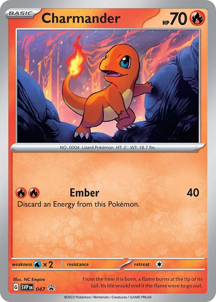 Charmander 「SVP 047」「EN」