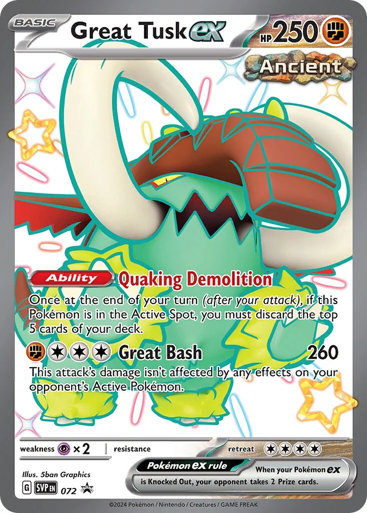Great Tusk ex 「SVP 072」「EN」