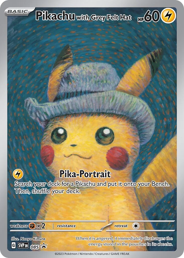 Pikachu with Grey Felt Hat 「SVP 085」「EN」