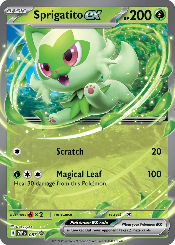 Sprigatito ex 「SVP 087」「EN」