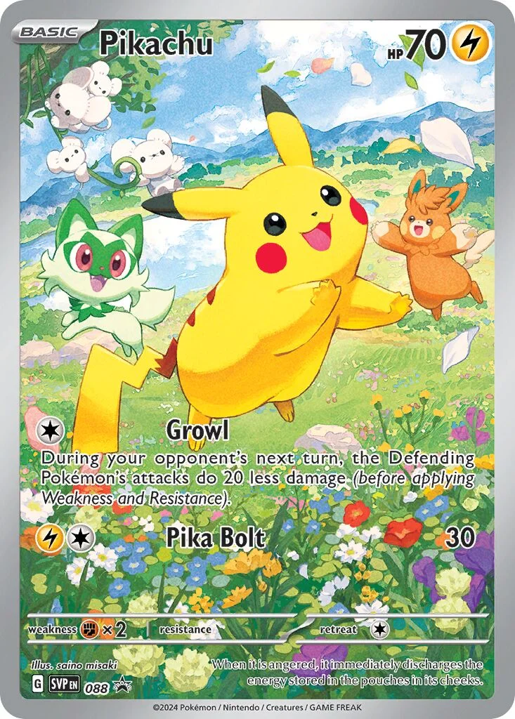 Pikachu 「SVP 088」「EN」