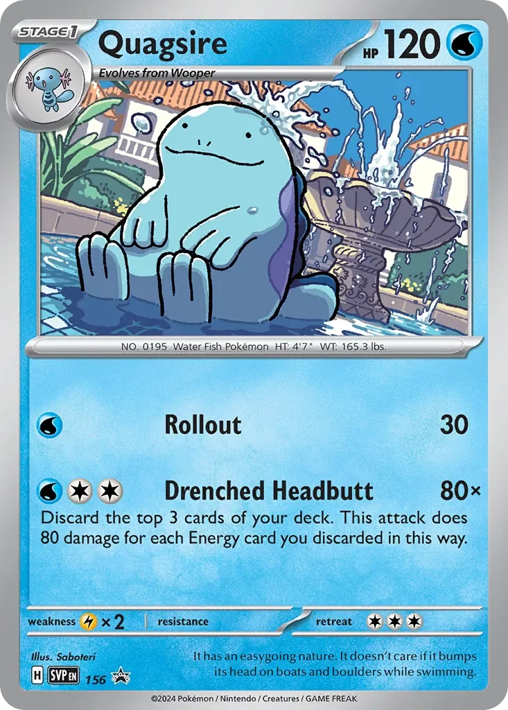 Quagsire 「SVP 156」「EN」