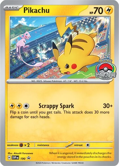 Pikachu 「SVP 190」「EN」