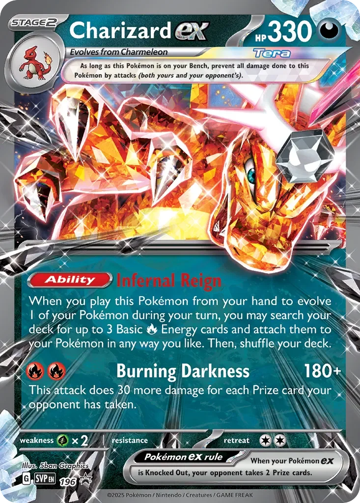 Charizard ex 「SVP 196」「EN」