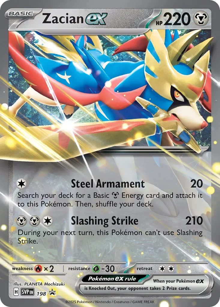 Zacian ex 「SVP 198」「EN」