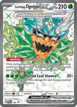 Teal Mask Ogerpon ex #166 · Pokémon