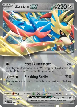 Zacian ex #198 · Pokémon