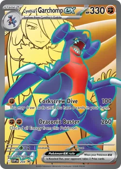 Cynthia's Garchomp ex #204 · Pokémon