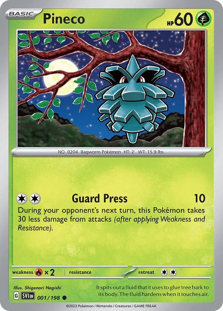 Pineco 「SVI 001/198」「EN」