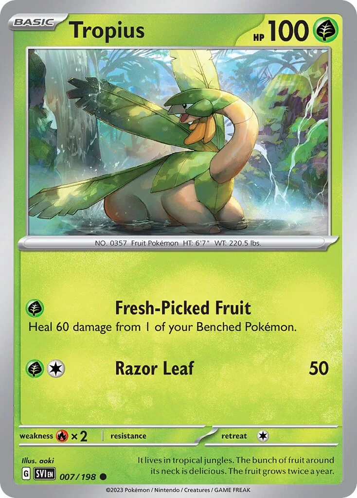 Tropius 「SVI 007/198」「EN」