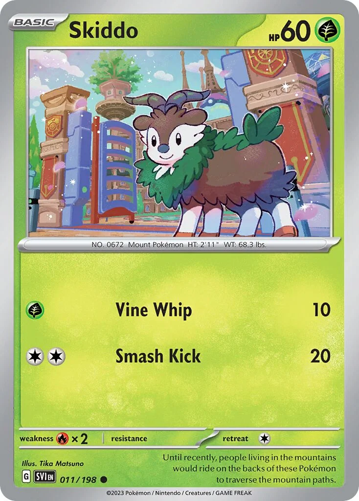 Skiddo 「SVI 011/198」「EN」