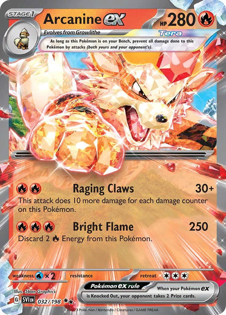 Arcanine ex 「SVI 032/198」「EN」