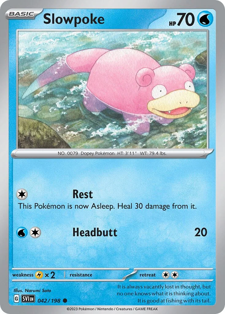 Slowpoke 「SVI 042/198」「EN」