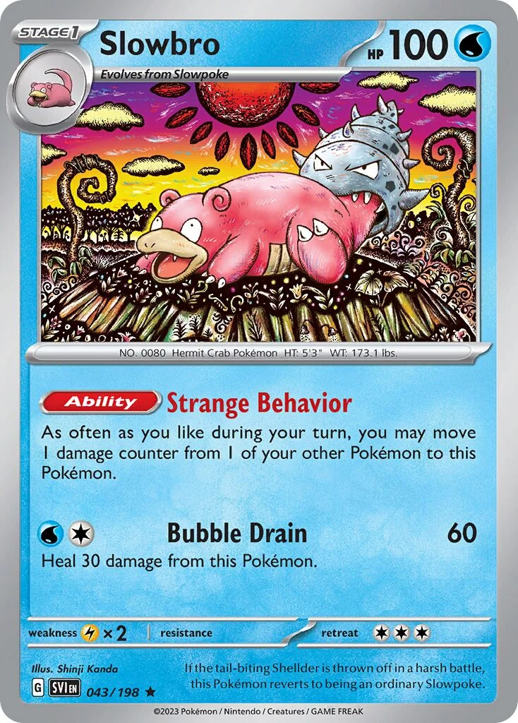 Slowbro 「SVI 043/198」「EN」