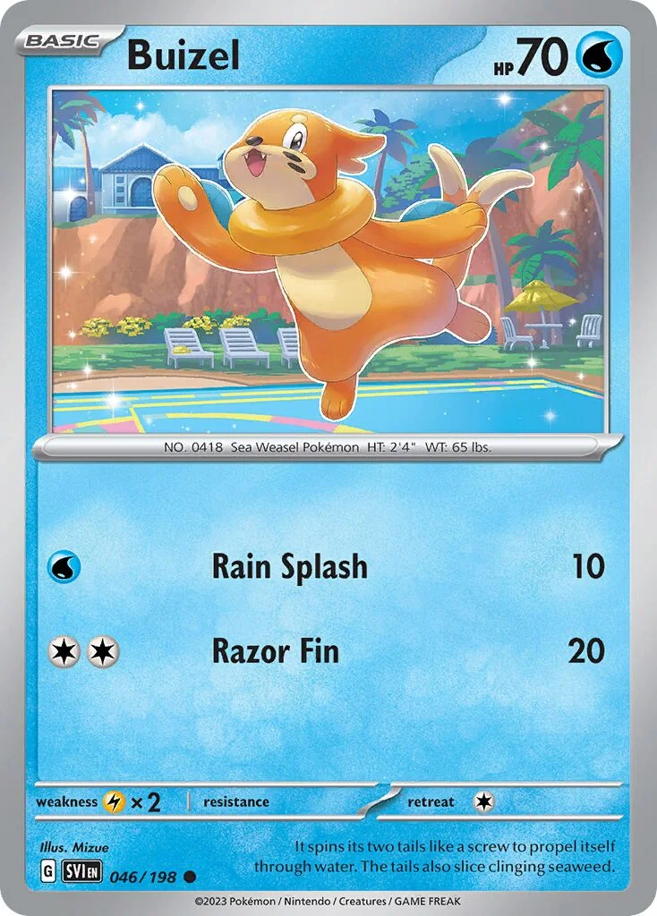 Buizel 「SVI 046/198」「EN」