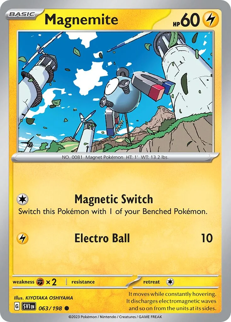 Magnemite 「SVI 063/198」「EN」