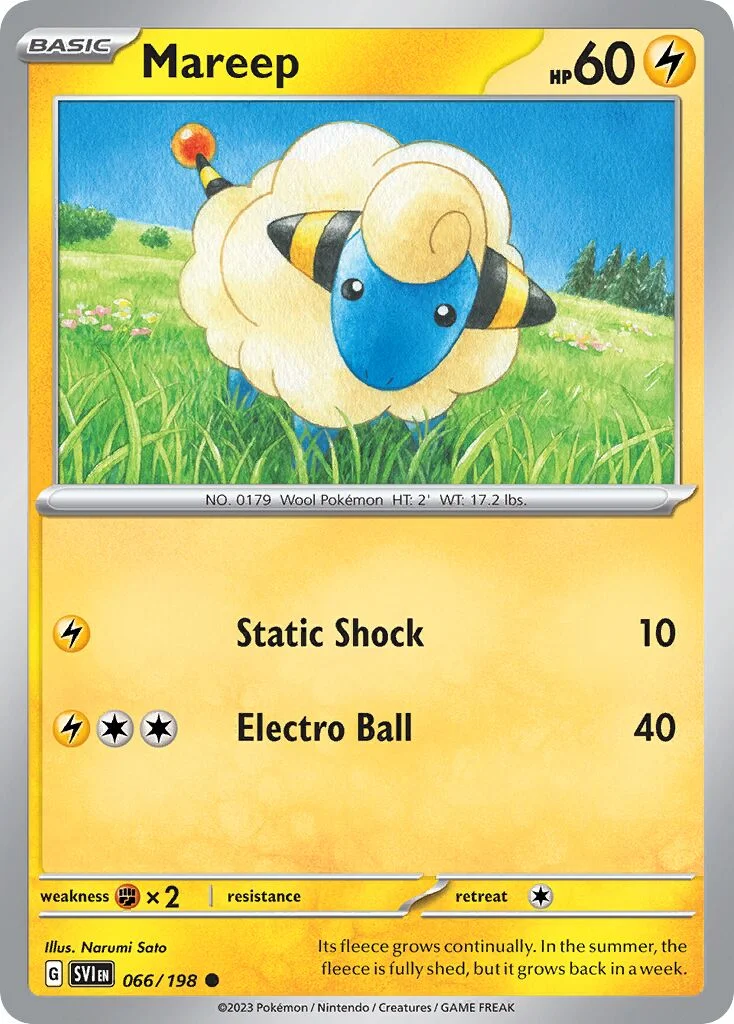 Mareep 「SVI 066/198」「EN」