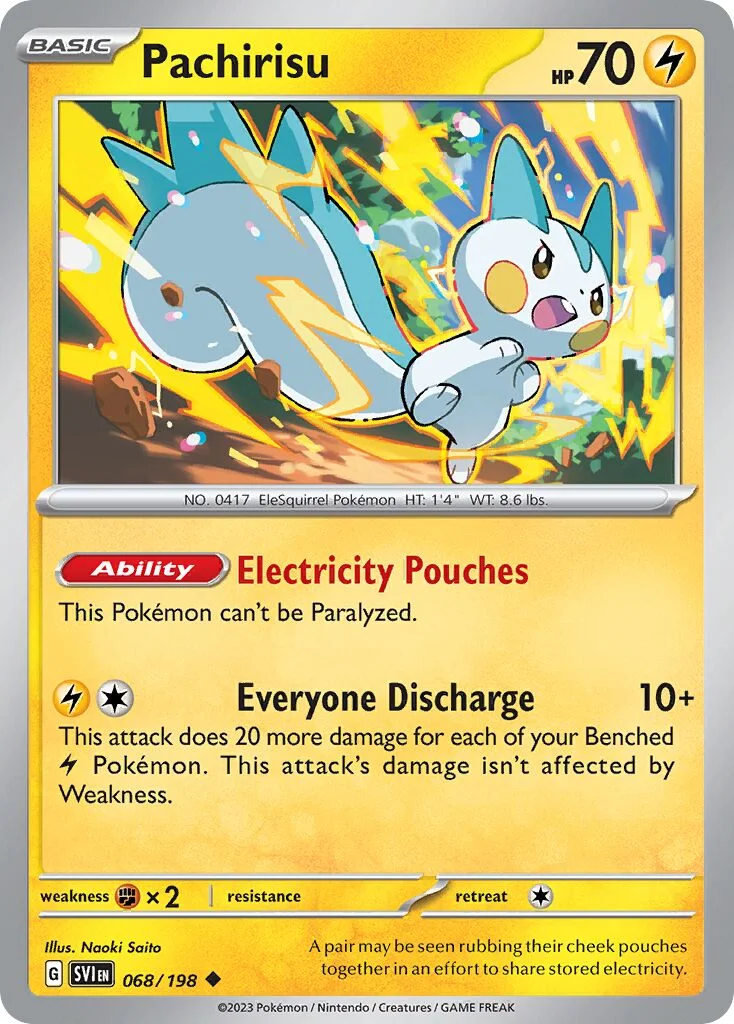 Pachirisu 「SVI 068/198」「EN」