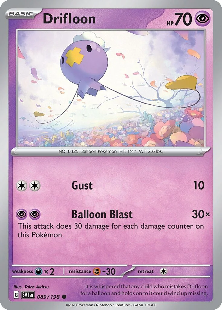 Drifloon 「SVI 089/198」「EN」