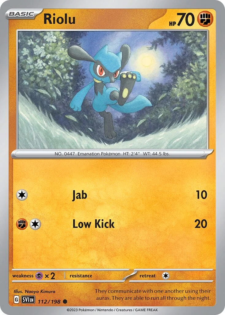 Riolu 「SVI 112/198」「EN」
