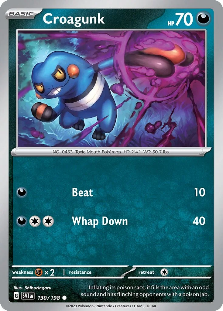 Croagunk 「SVI 130/198」「EN」
