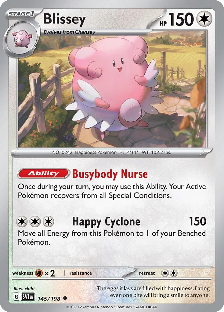 Blissey 「SVI 145/198」「EN」