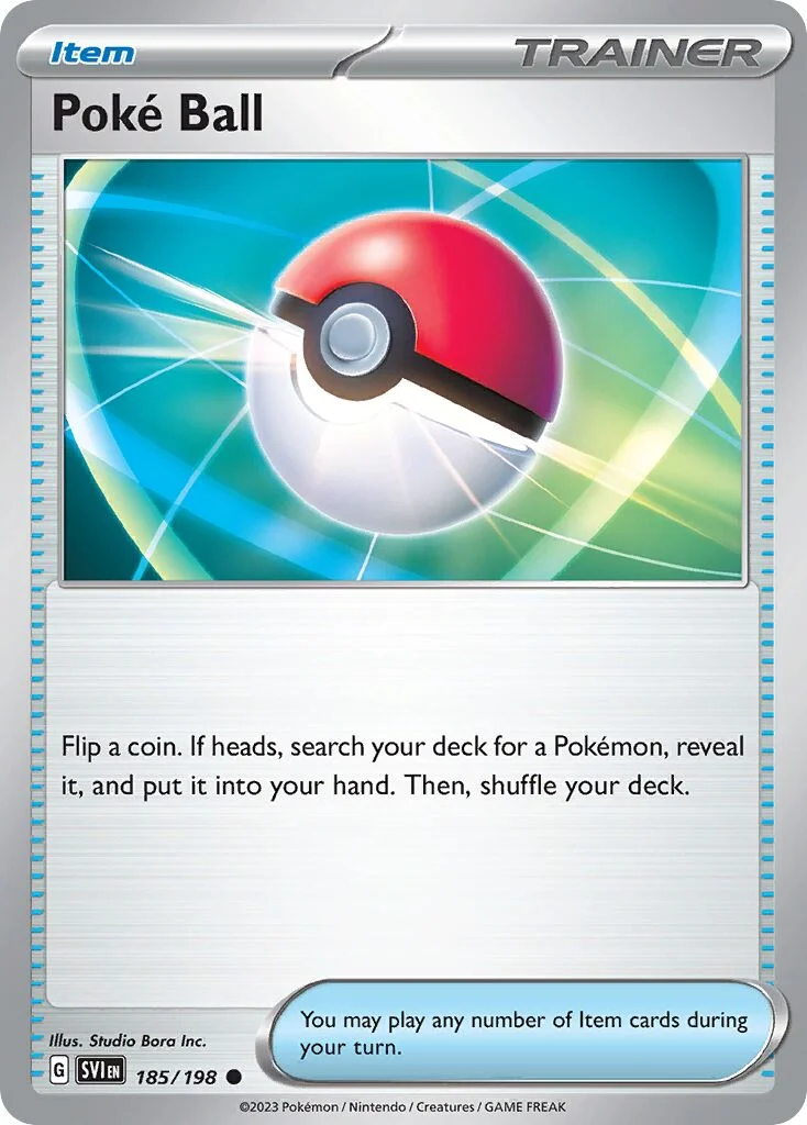 Poké Ball 「SVI 185/198」「EN」