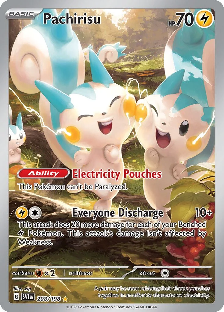 Pachirisu 「SVI 208/198」「EN」