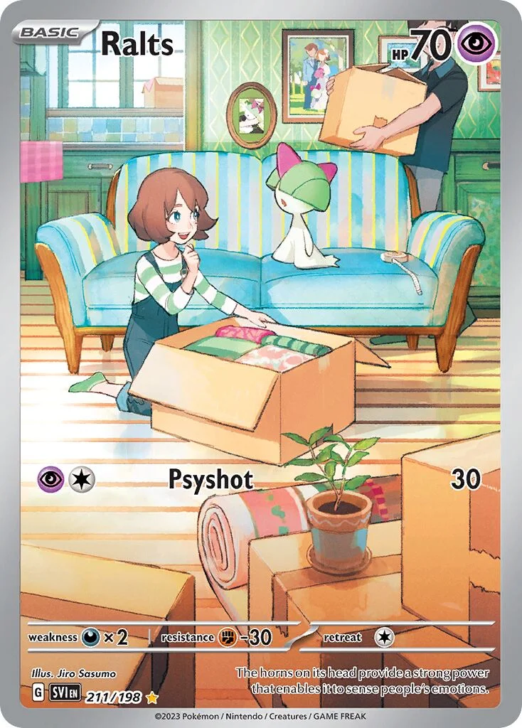 Ralts 「SVI 211/198」「EN」