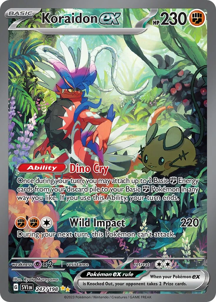 Koraidon ex 「SVI 247/198」「EN」