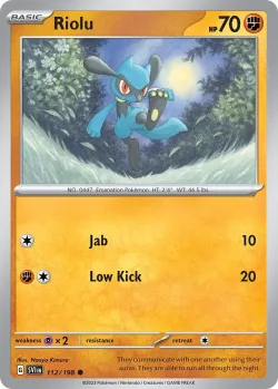 Riolu #112/198 · Pokémon