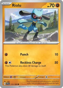 Riolu #113/198 · Pokémon