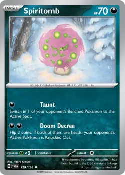 Spiritomb #129/198 · Pokémon