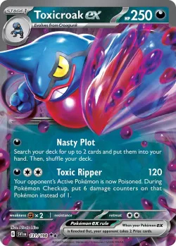 Toxicroak ex #131/198 · Pokémon