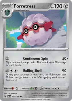 Forretress #139/198 · Pokémon
