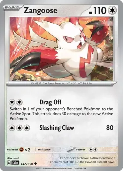 Zangoose #147/198 · Pokémon