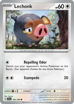 Lechonk #154/198 · Pokémon